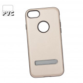 Защитная крышка для Apple iPhone 8, 7 "Hoco" Simple Series Pago Bracket Cover силикон, золото (коробка)