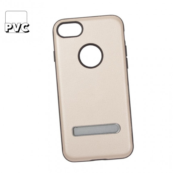 Защитная крышка для Apple iPhone 8, 7 "Hoco" Simple Series Pago Bracket Cover силикон, золото (коробка)