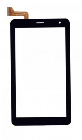 Сенсорное стекло (тачскрин) PX070515A451, черное Сенсорное стекло (тачскрин) PX070515A451, черное