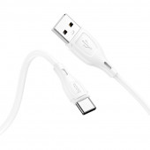 Кабель USB HOCO X61 Ultimate silicone, USB - Type-C, 3.0А, 1м, белый Кабель USB HOCO X61 Ultimate silicone, USB - Type-C, 3.0А, 1м, белый