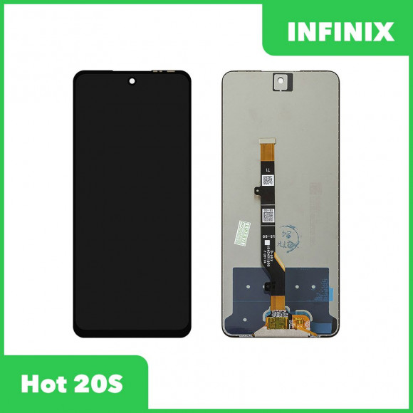LCD дисплей для Infinix Hot 20S в сборе с тачскрином (черный)