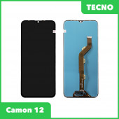 LCD дисплей для Tecno Camon 12 в сборе с тачскрином (черный) Premium Quality