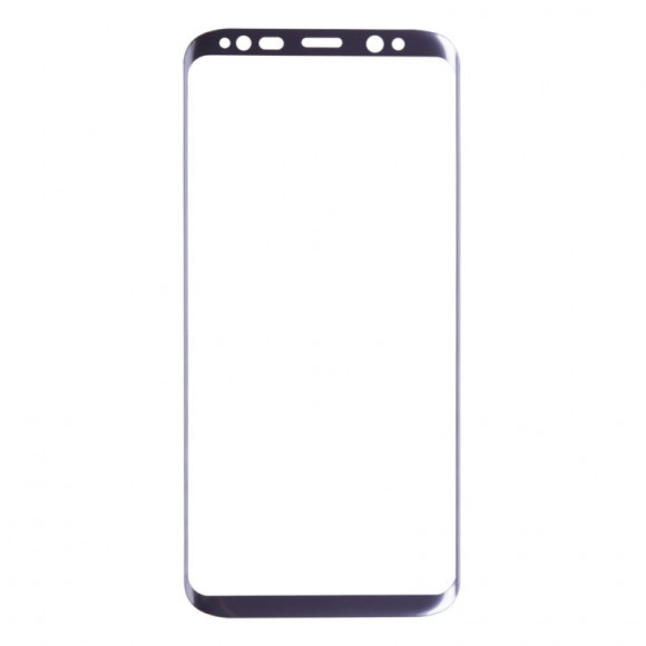 Защитное стекло LP для Samsung Galaxy S8 Tempered Glass 3D с рамкой 0, 33 мм, 9H (сиреневое)