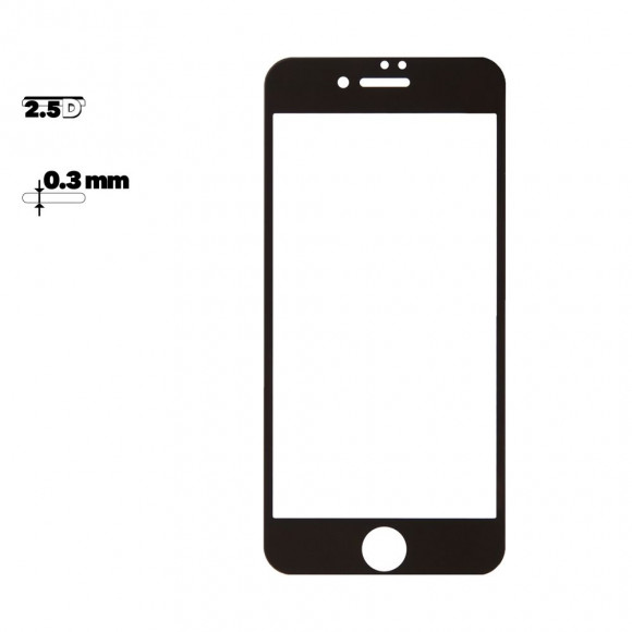 Защитное стекло Remax Perfect Tempered Glass для Apple iPhone 7, 8 с рамкой, черное
