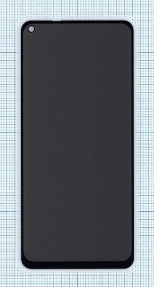 Защитное стекло Privacy "Анти-шпион" для Xiaomi Redmi Note9