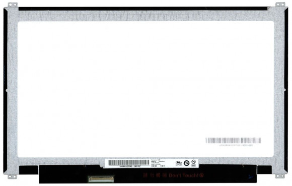 Матрица (экран) для ноутбука B133XTN01.5, 13.3", 1366x768, 40 pin, LED, Slim, матовая