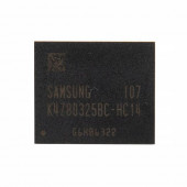 Видеопамять GDDR6 SAMSUNG K4Z80325BC-HC14 2021г. с разбора