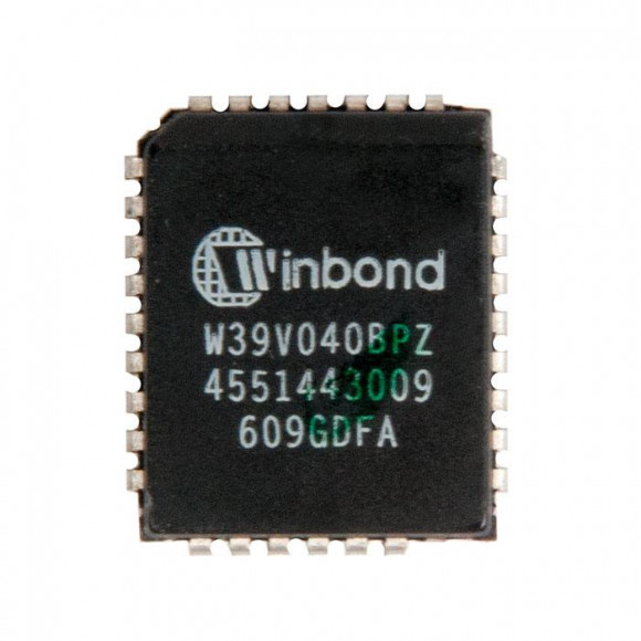 Флеш память W39V040BPZ с разбора