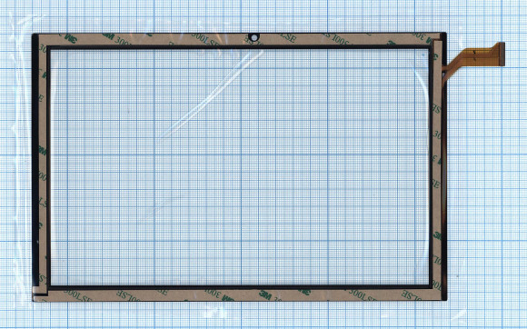 Сенсорное стекло (тачскрин) для Prestigio Muze 4231 4G, черное