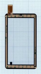 Тачскрин (сенсорное стекло) YLD-CEG7253-FPC-A0 HXS для планшета, 7", черный Тачскрин (сенсорное стекло) YLD-CEG7253-FPC-A0 HXS для планшета, 7", черный