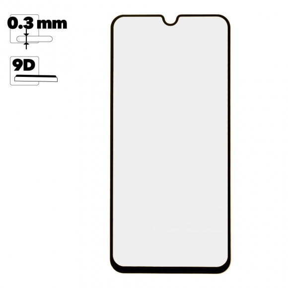 Защитное стекло для Samsung Galaxy A40 2019 (A405F) Full Glue Original Glass 9D 0, 3 мм (желтая подложка)