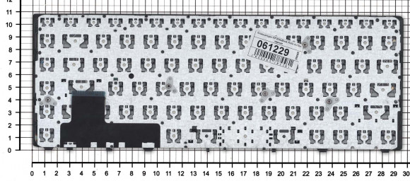 Клавиатура для ноутбука HP EliteBook Folio 9470M, черная с серебристой рамкой без указателя Клавиатура для ноутбука HP EliteBook Folio 9470M, черная с серебристой рамкой без указателя