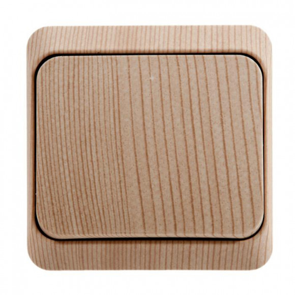 Выключатель одноклавишный наружный сосна сх.1 ЭТЮД (BA10-001D) Schneider Electric