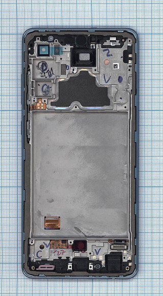 Дисплей для Samsung Galaxy A72 SM-A725F синий