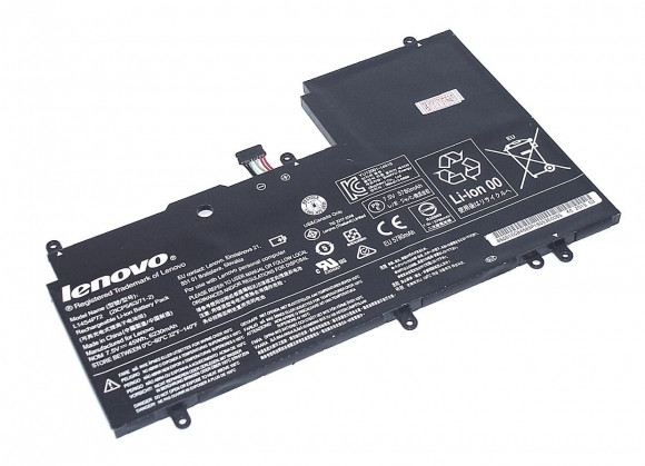 Аккумулятор (батарея) для ноутбука Lenovo Yoga3 14 Yoga 700-14ISK (L14M4P72), 7.4В, 6080мАч, 45Wh (оригинал)