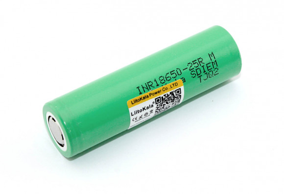 Аккумулятор типа 18650 Li-Ion LiitoKala Lii-25R 2500mAh, 3.7V