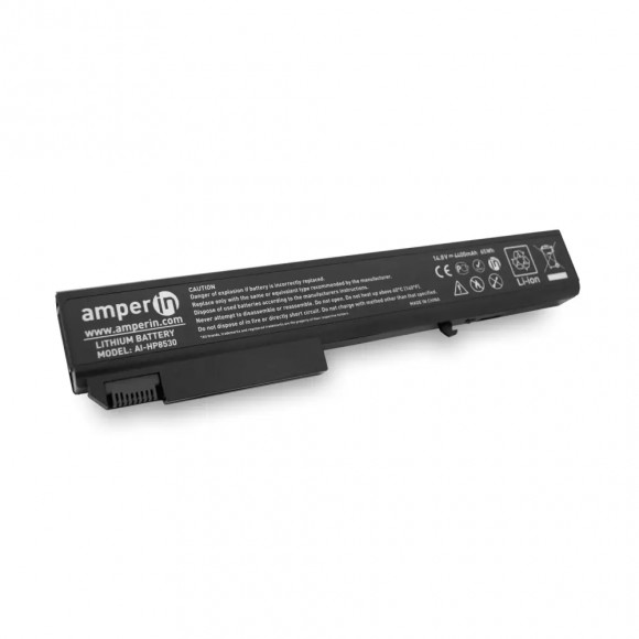 Аккумулятор (батарея) Amperin AI-HP8530 для ноутбука HP EliteBook 8530P, 14.8В, 4400мАч, 65Wh