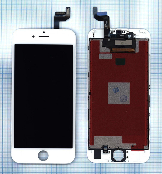 Дисплей для Apple iPhone 6S в сборе с тачскрином (AAA), белый