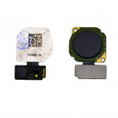 Шлейф Huawei Y7 2019 (DUB-LX1) с сканером отпечатка (черный)