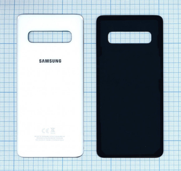 Задняя крышка корпуса для Samsung Galaxy S10 (G973F), белая
