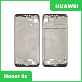 Рамка дисплея (средняя часть) для Huawei Honor 8C (BKK L21), черная Рамка дисплея (средняя часть) для Huawei Honor 8C (BKK L21), черная