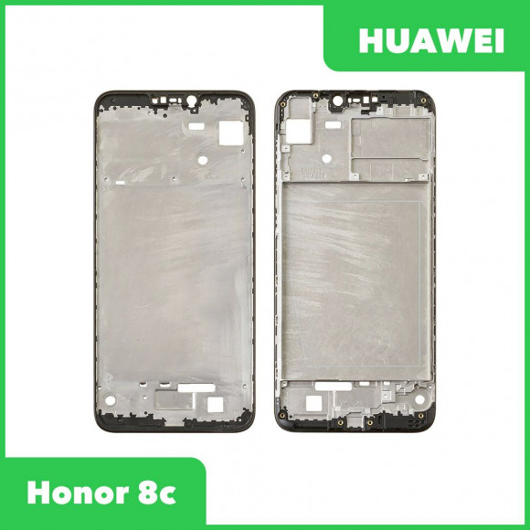 Рамка дисплея (средняя часть) для Huawei Honor 8C (BKK L21), черная