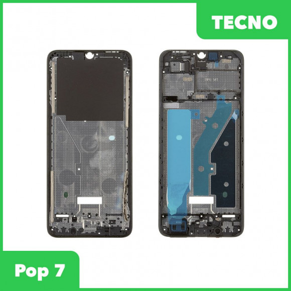 Рамка дисплея для Tecno Pop 7 (BF6) (голубой)