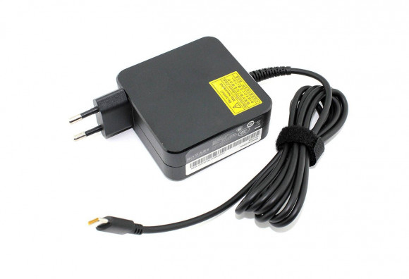 Блок питания (сетевой адаптер) для ноутбуков Lenovo 5V 2A, 9V 2A, 15V 3A 20V 3.25A Type C 65W (оригинал)