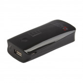 Внешний АКБ "LP" 5200 мАч Li-ion USB + фонарик (черный/коробка)