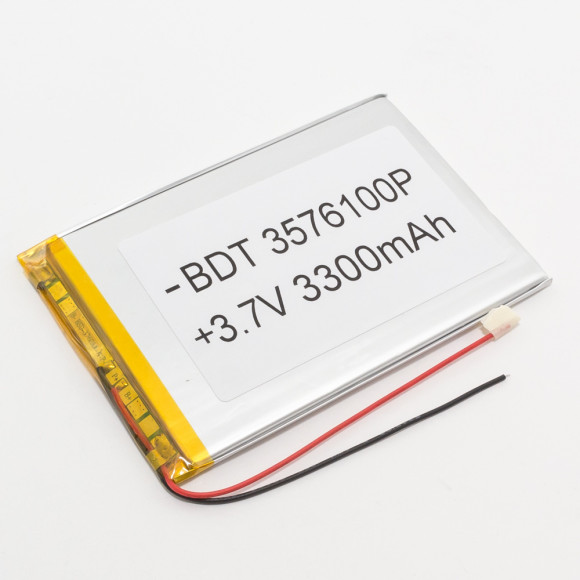 Аккумулятор 3.7v 3300mAh 105x70x3.5 мм (2 pin)