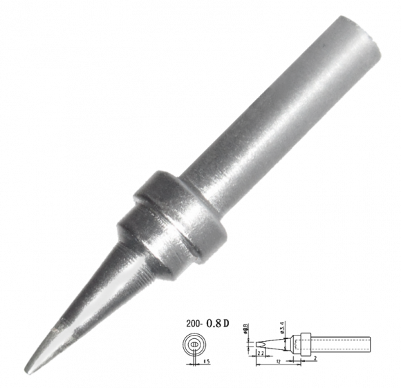 Жало для паяльника Quick QK200-T-0, 8D