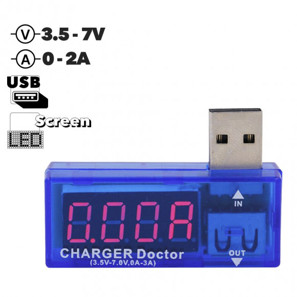 Тестер Charge Doctor (3.5-7.0V 0-3.0A)