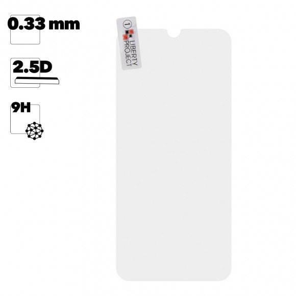Защитное стекло "LP" для Huawei Honor 20e Tempered Glass 0.33 мм, 2.5D, 9H (ударопрочное)