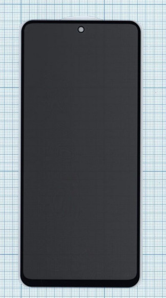 Защитное стекло Privacy "Анти-шпион" для Xiaomi Redmi Note9Pro