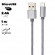 USB кабель Hoco X2 Knitted Charging Cable Micro, 1 метр, серый