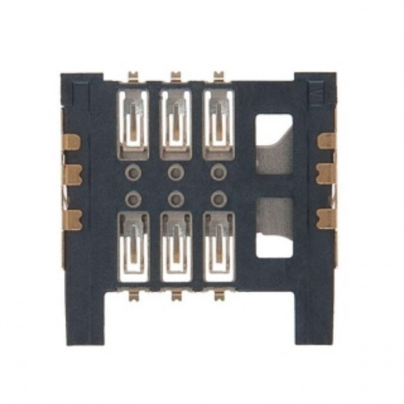 Коннектор SIM Alcatel OT-890, 890D, 665, 4007, 4010, 4010D, 4012, 4030, 4030D, 5020, 7025, 7025D