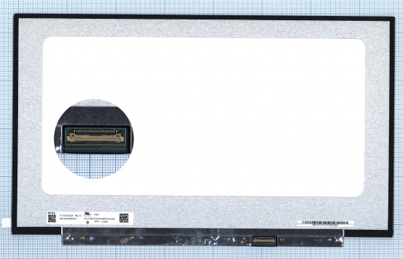 Матрица N173HCE-E3A, 17.3", 1920x1080, 30 pin, LED, Slim, матовая, без креплений