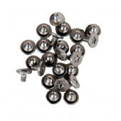 Набор клавиатурных винтов для Apple MacBook Air Pro 13 15 Retina A1932, A1989, A1990, A2159, серебристые (50 шт.)