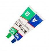 Клей двуxкомпонентный (жидкая сварка) Kafuter K-9119, серебристый, 65 г.