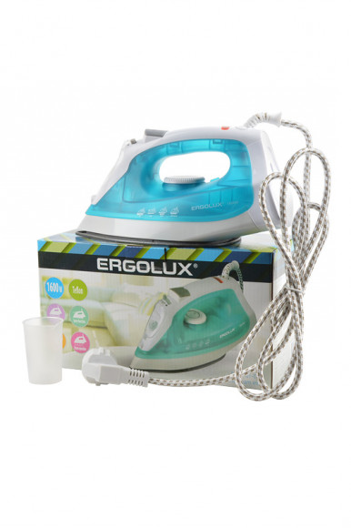 Утюг ERGOLUX ELX-SI01-C40 электрический, аквамарин с белым