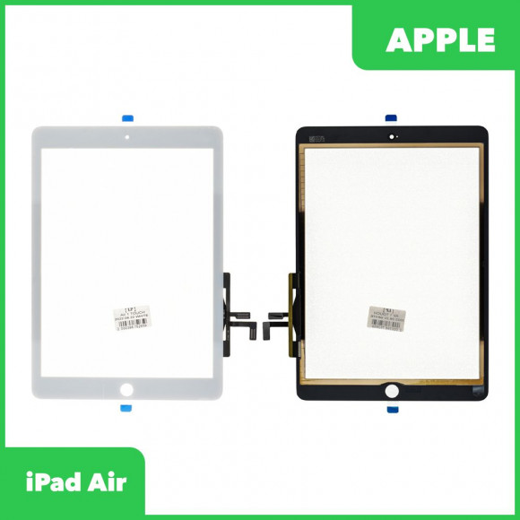 Тачскрин (сенсорное стекло) для планшета Apple iPad Air (A1474, A1475, A1476), белый, класс ААА, 9.7