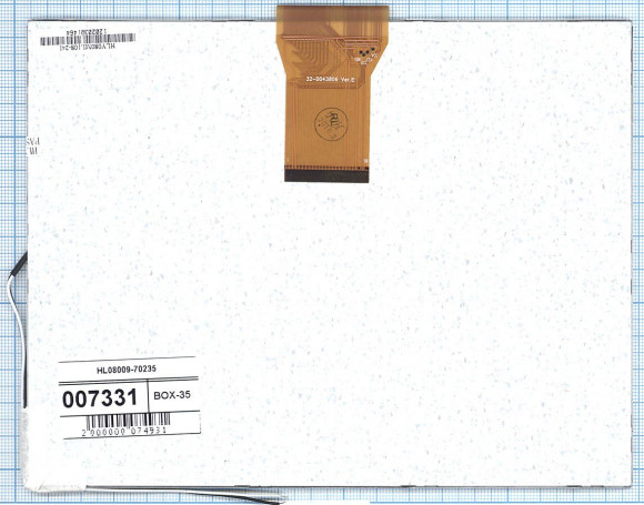 Матрица (экран) HL08009-70235, HLY080ML108-241, 32-D043806 Ver.C для планшета, 8"