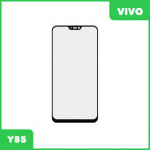 Стекло + OCA пленка для переклейки Vivo Y85, черный