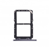 Держатель (лоток) SIM-карты для Huawei Nova 5T, серый Держатель (лоток) SIM-карты для Huawei Nova 5T, серый
