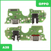 Системный разъем (разъем зарядки) для Oppo A38 (CPH2579), микрофон Системный разъем (разъем зарядки) для Oppo A38 (CPH2579), микрофон