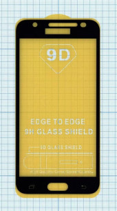 Защитное стекло для телефона Samsung Galaxy J3 (J300F), черное