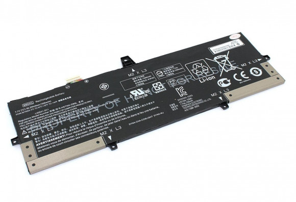 Аккумулятор (батарея) BM04XL для ноутбука HP EliteBook X360 1030 G3, 7.7В, 56.2Wh, 7300мАч