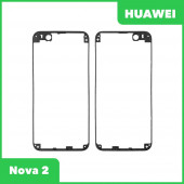Рамка дисплея (средняя часть) для Huawei Nova 2 (PIC LX9), черная Рамка дисплея (средняя часть) для Huawei Nova 2 (PIC LX9), черная
