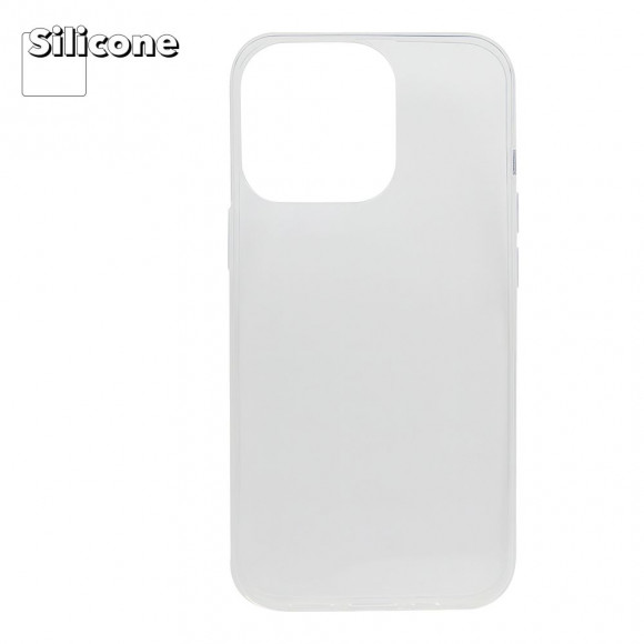 Силиконовый чехол "LP" для Apple iPhone 13 Pro TPU, прозрачный (европакет)
