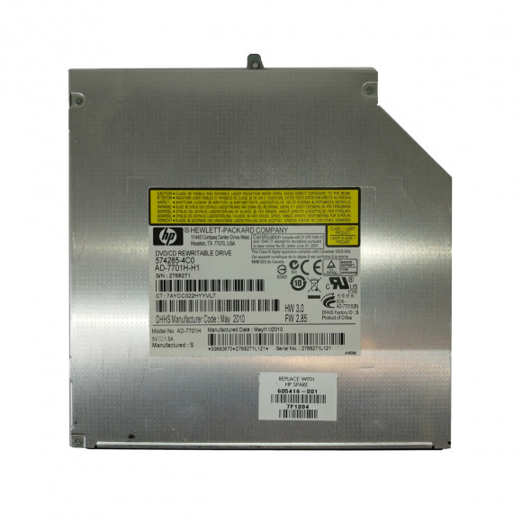 Оптический привод SATA DVD RW RW DL ±8X DH-7701H для HP Pavilion DV7-4000,  (с разбора)